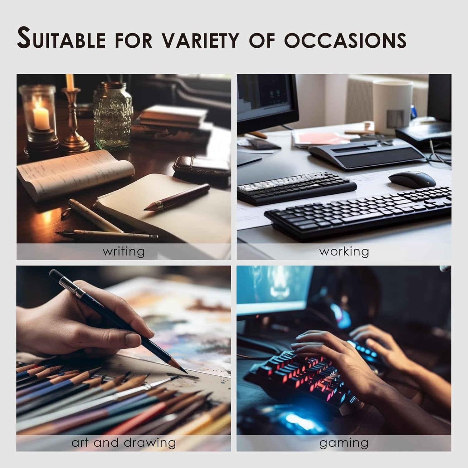 Cork Desk Mat - Dual-Sided Desk Pad for Office and Home - Desk Organization and Accessories - Ideal for Large Mouse Pad and Desk Mats on Top of Desks(Light Green,31.5"X 15.7")