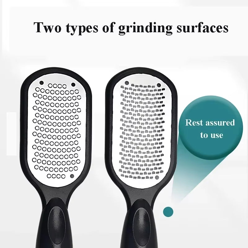 SilkyStep Pro – Double-Sided Stainless Steel Foot File for Callus & Dead Skin Removal