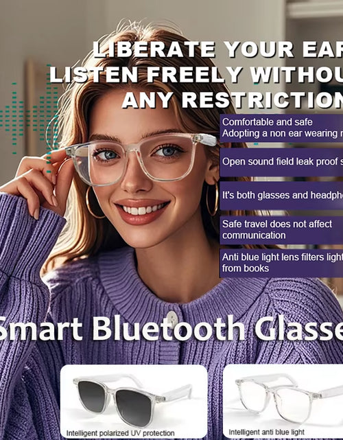 Load image into Gallery viewer, SoundSight Smart Glasses – Bluetooth Sunglasses with Built-In Earphones, UV400 Polarized Lenses & Hands-Free Calling