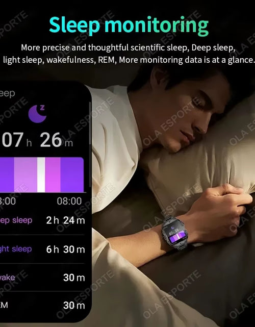 Load image into Gallery viewer, Original Men Smartwatch Flashlight Bluetooth Call Fitness Clock IP68 Waterproof Sports Men for Android IOS Smart Watch 2025 New