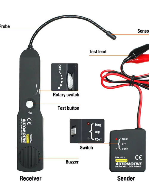 Load image into Gallery viewer, WireTrace EM415PRO – Automotive Short Circuit & Open Finder Diagnostic Tool