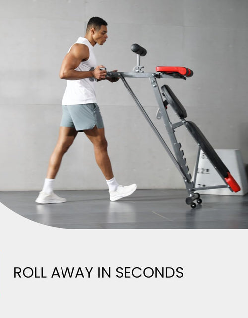 Load image into Gallery viewer, Multi-Functional FID Weight Bench for Full All-In-One Body Workout – Hyper Back Extension, Roman Chair, Adjustable Ab Sit up Bench, Incline Decline Bench, Flat Bench