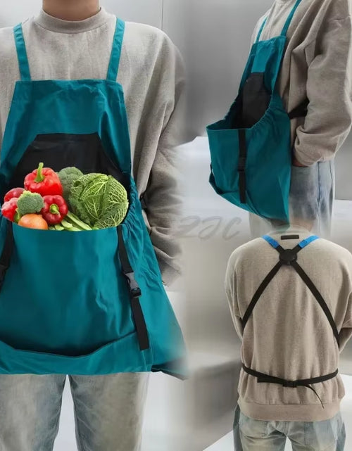 Load image into Gallery viewer, HarvestMate Outdoor Apron – Large Pocket Gardening Apron Backpack for Efficient Harvesting & Tool Storage
