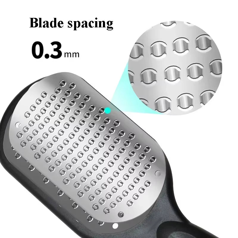 SilkyStep Pro – Double-Sided Stainless Steel Foot File for Callus & Dead Skin Removal