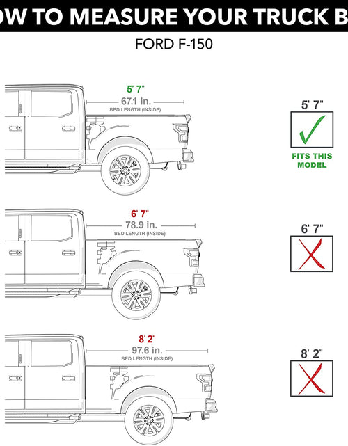 Load image into Gallery viewer, BAK Bakflip MX4 Hard Folding Truck Bed Tonneau Cover | 448339 | Fits 2021-2022 Ford F-150 5&#39; 7&quot; Bed (67.1&quot;)
