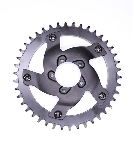 2023 Hot Sale New Design 42T/44T Aluminium Alloy Chainring for Banfang Bbshd Mid Drive Motor Kit