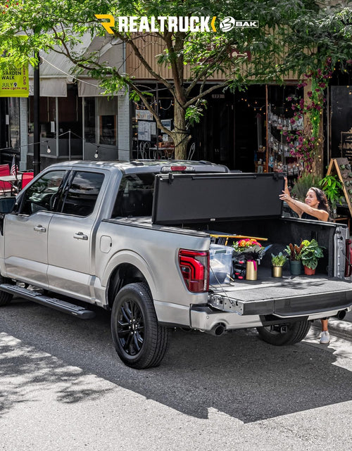 Load image into Gallery viewer, BAK Bakflip MX4 Hard Folding Truck Bed Tonneau Cover | 448339 | Fits 2021-2022 Ford F-150 5&#39; 7&quot; Bed (67.1&quot;)
