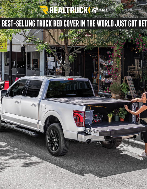 Load image into Gallery viewer, BAK Bakflip MX4 Hard Folding Truck Bed Tonneau Cover | 448339 | Fits 2021-2022 Ford F-150 5&#39; 7&quot; Bed (67.1&quot;)
