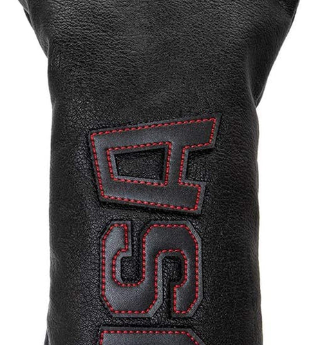 Golf Club Head Covers,Golf Headcovers Leather Golf Wood Covers for Divers Fairway Woods Hybrids(Ut) with Number Tag 3 5 7 X,Golf Iron Covers for Men Women